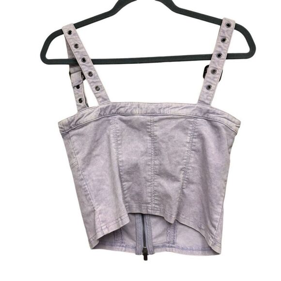 Urban Outfitters Purple cropped top size medium - Picture 2 of 3